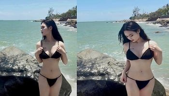 Dao Vy น้องสาวที่สวยงามโชว์เสน่ห์อันร้อนแรง