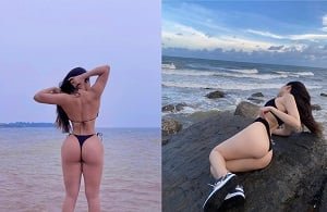 การเดินทางกลายเป็นลูกน้ำตาลของสาวฮานอยที่สวยงาม