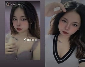 Khanh Lyn แสดงรอบร้อนในน้ำเย็นบนอินเทอร์เน็ต