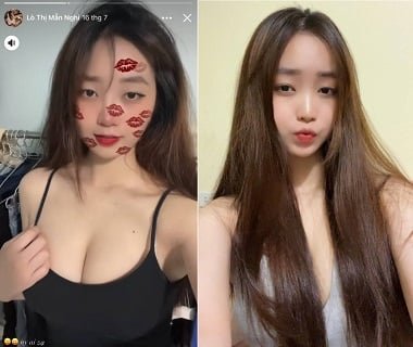 Lo thi man tiktoker แสดงหีสีชมพูเซ็กซี่ของเธอ